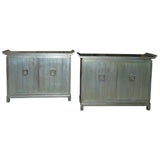 PAIR OF PAGODA CABINETS BY JAMES MONT