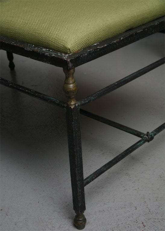 Pair of Iron Benches in manner of Giacometti 2