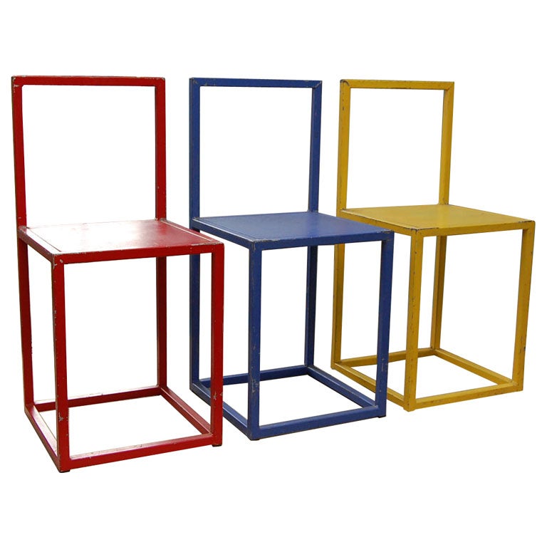 Chairs in the style of Judd