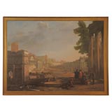 A Neoclassical Style Oil on Canvas.
