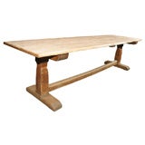 Vintage LARGE REFECTORY TABLE