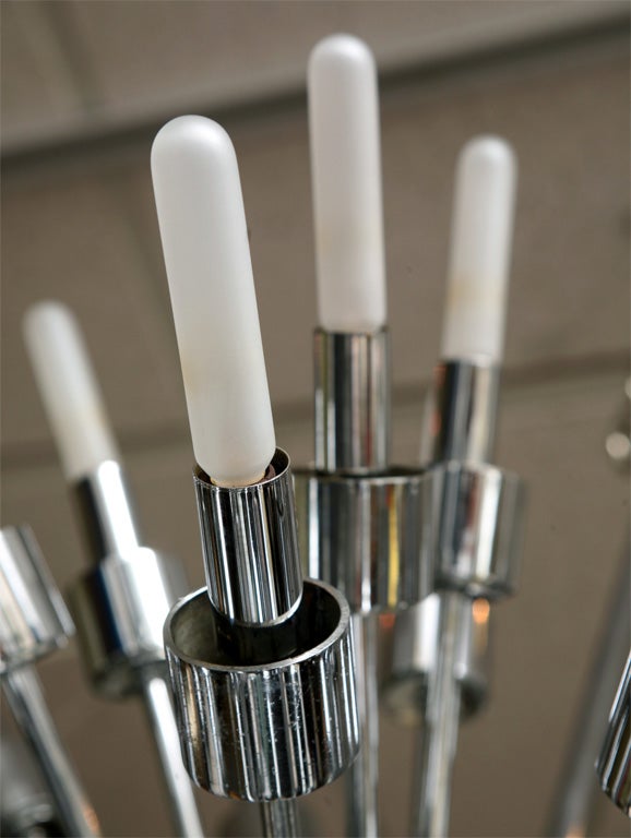 Mid-20th Century Monumental 75 Arm Sputnik Starburst Chandelier