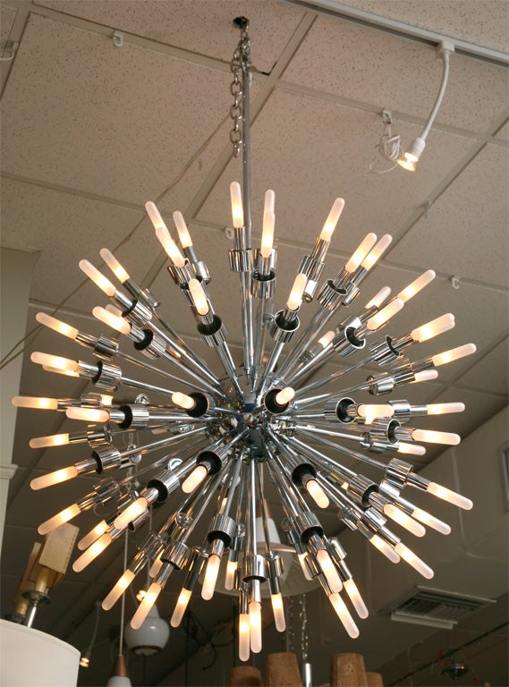 Monumental 75 Arm Sputnik Starburst Chandelier 2