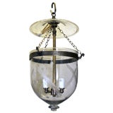 antique glass belljar lantern