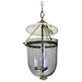 antique etched glass belljar