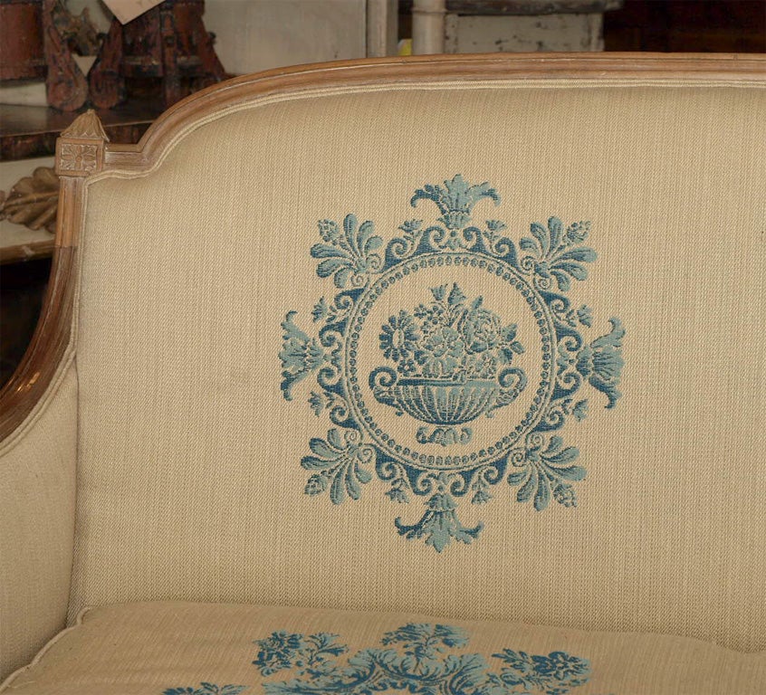 Louis XVI style settee