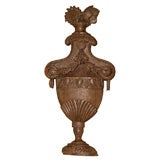 French Carved Wood Ornament