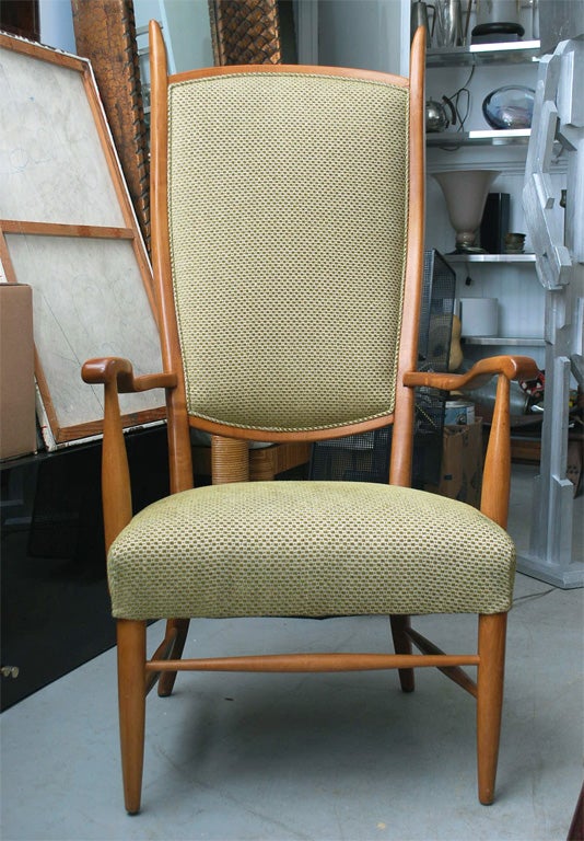 Pair Of Swedish Highback Chairs 3