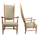 Pair Of Swedish Highback Chairs