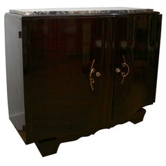 Vintage #4011 French 1940
s Two-Door Buffet with Marble Top