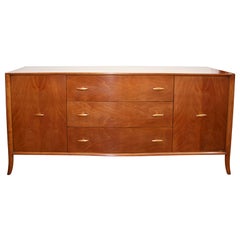 #4350 T.H.Robsjohn-Gibbings Walnut Server