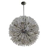 A Large Glass and Plastic Starburst Chandelier by Emil Stejnar.