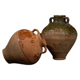 Late 19th C. Italian Olive Jars