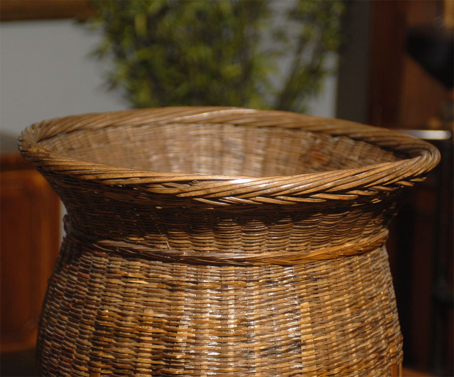 antique fish basket
