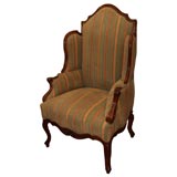 Early 19th c French Wing Chair