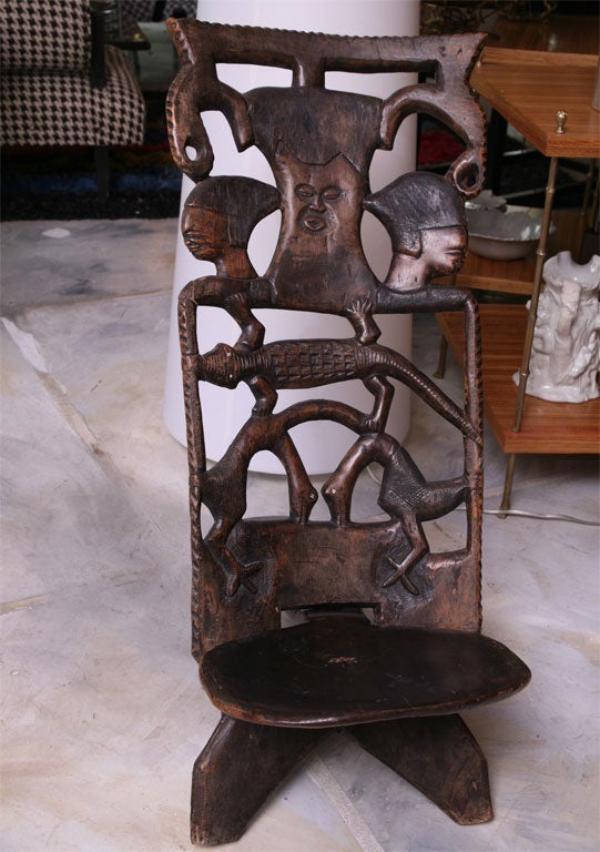 20th Century African Birthing Chair