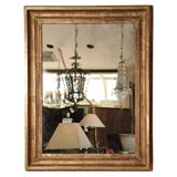 Large Antique Giltwood Mirror