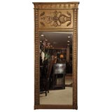 Swedish Empire Giltwood Mirror