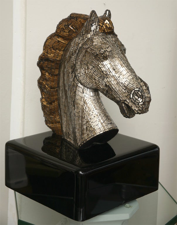 horse head mosaic