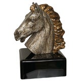 Vintage Fabulous Glass Mosaic Horse Head