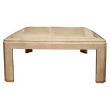 Maitland Smith Tesselated Fossil Stone Coffee Table