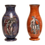 Pair Neoclassical Sevres Vases