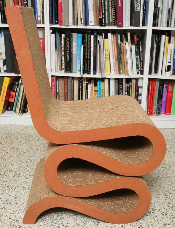 20th Century Frank Gehry Wiggle Chairs