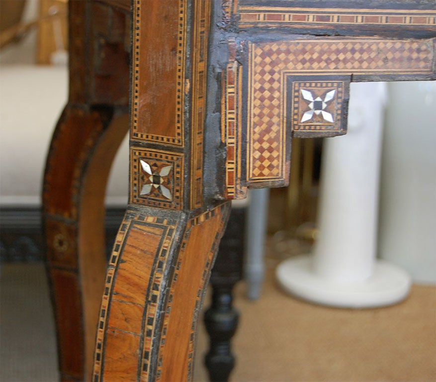 19th Century Inlaid Game Table 1