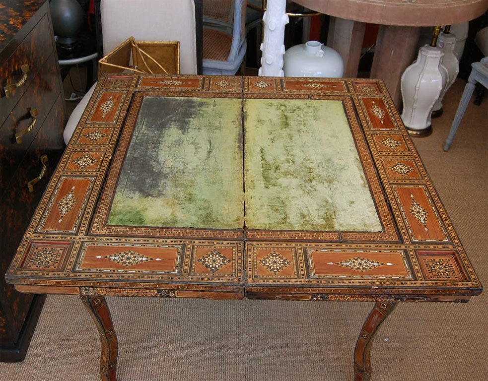 19th Century Inlaid Game Table 3