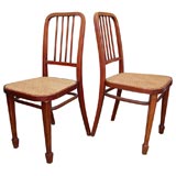 Antique Set of Six Thonet side chairs
