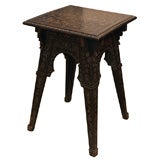 English 19th Century Aesthetic Movement Inlaid Stand/Table