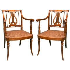 Pair of Regency Arm Chairs, ca 1805