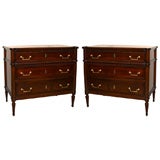 Pair of Louis XVI Commodes, ca 1810 Pair of Louis XVI Commodes, ca 1810