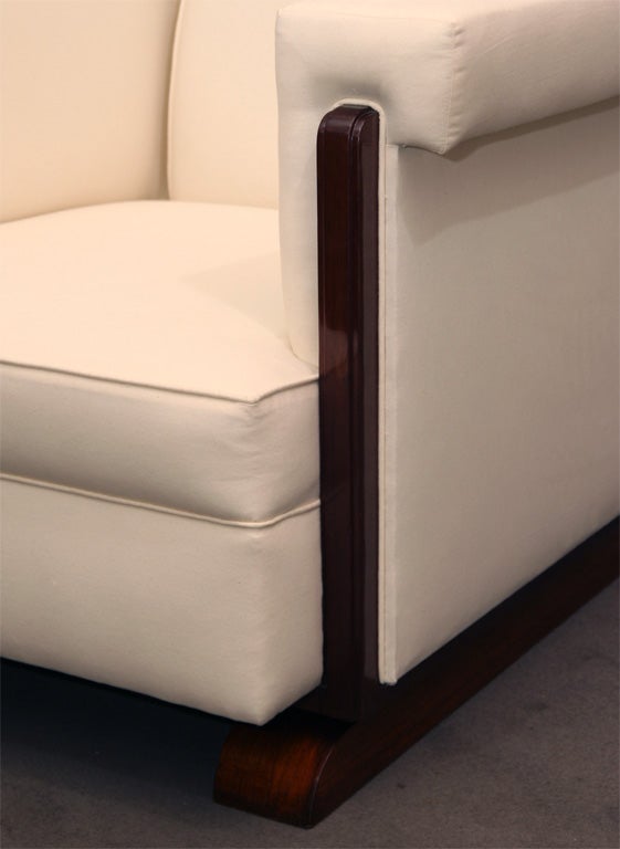 French Art Deco Club Chair by Jules Cayette