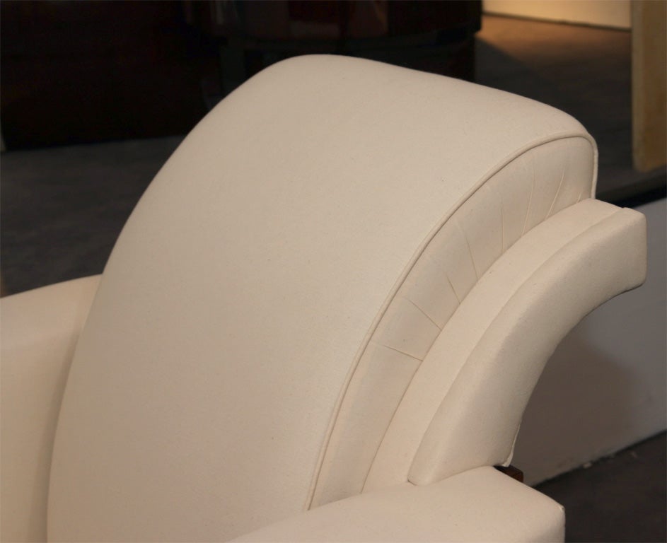 Rosewood Art Deco Club Chair by Jules Cayette