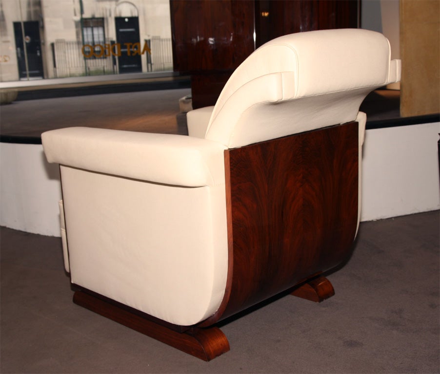 Art Deco Club Chair by Jules Cayette 1