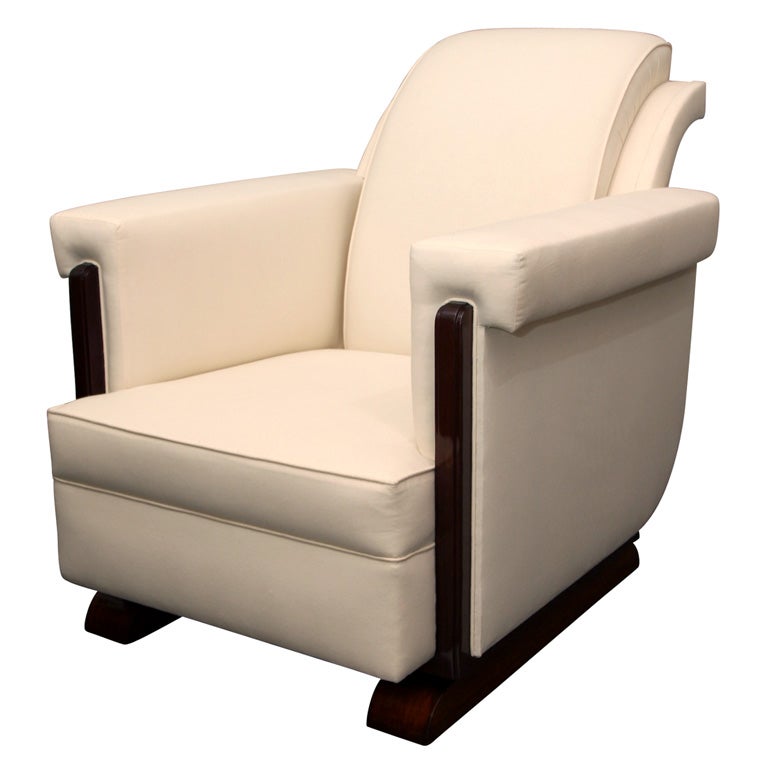 Art Deco Club Chair by Jules Cayette