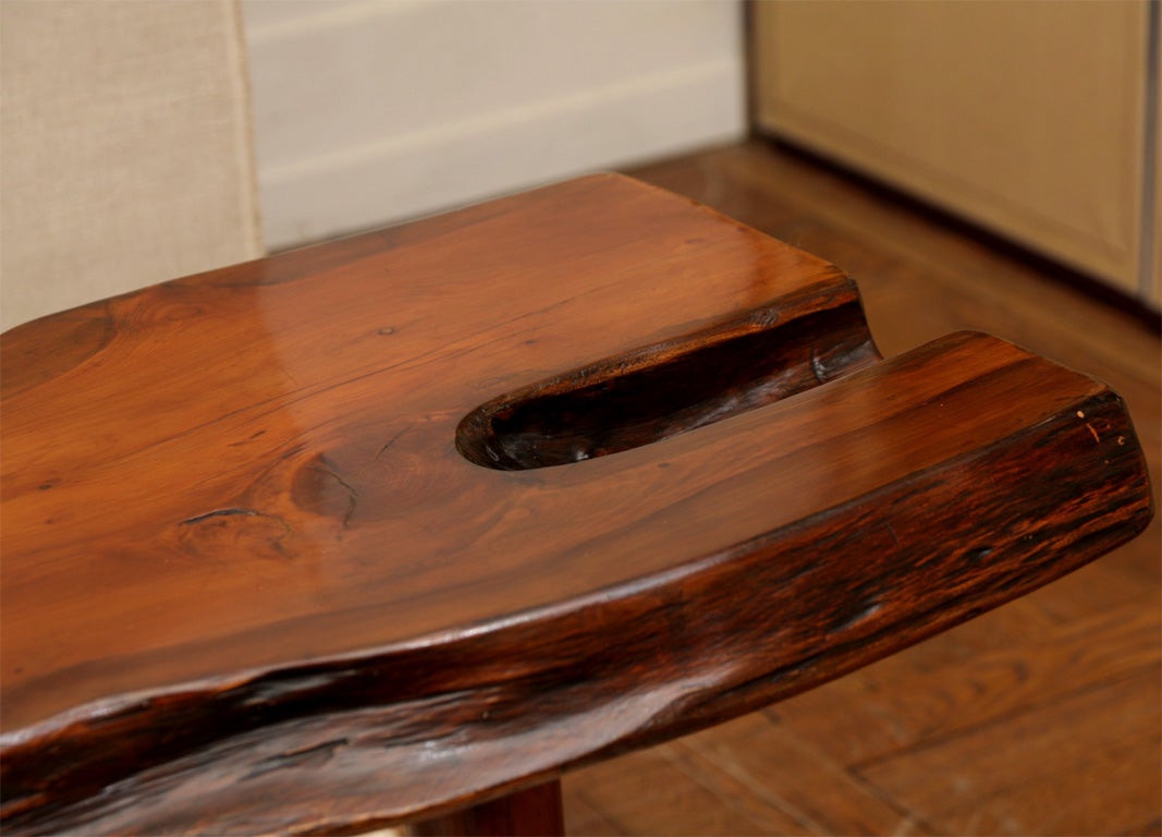 Yew Wood Coffee Table by "Reynolds of Ludlow, " England, c. 1950s at