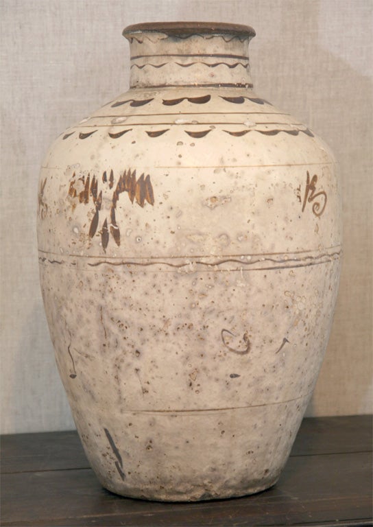 Pair Hunan Teu-Chou Ware Storage Jugs, 19th Century