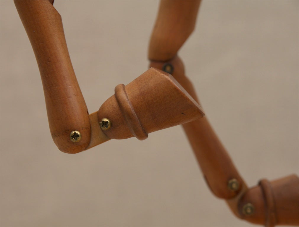 Artisanat Modèle de cheval articulé de l'artiste, France, milieu du 20e siècle