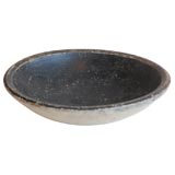 19TH C. RARE MINIATURE BUTTER/DOUGH BOWL W/ ALL ORIGINAL PAINT