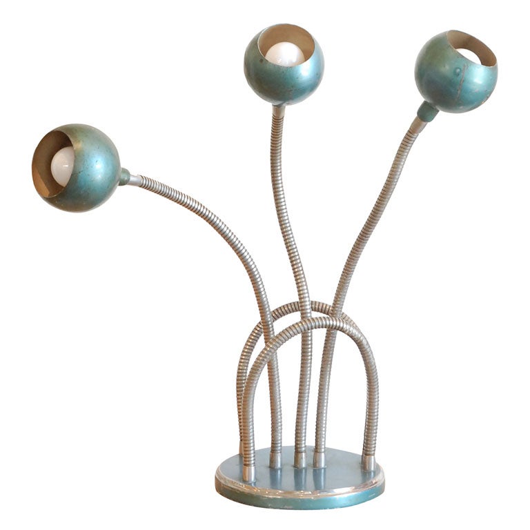 Triple Gooseneck  Desk Lamp