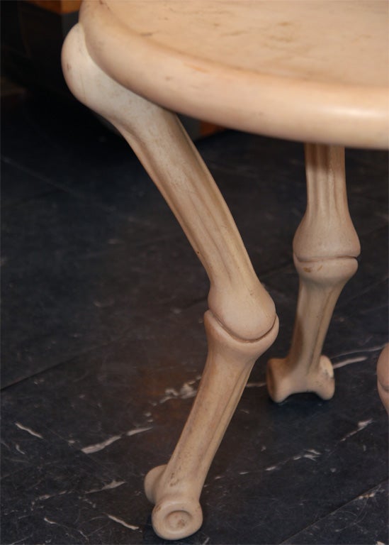 JOHN DICKINSON BONE SIDE TABLE