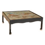 MID C CHINOISERIE MIRRORED COFFEE TABLE