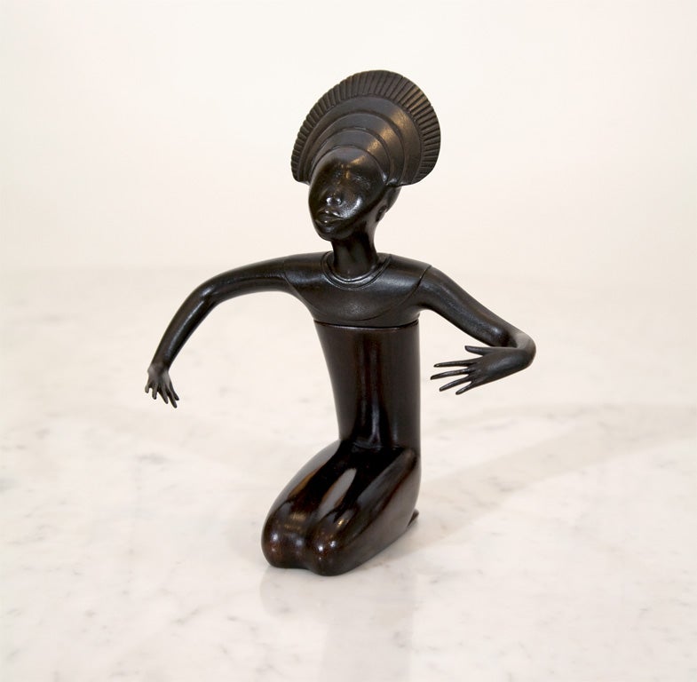 "Balinese Dancer" Austrian Bronze by Haganauer
