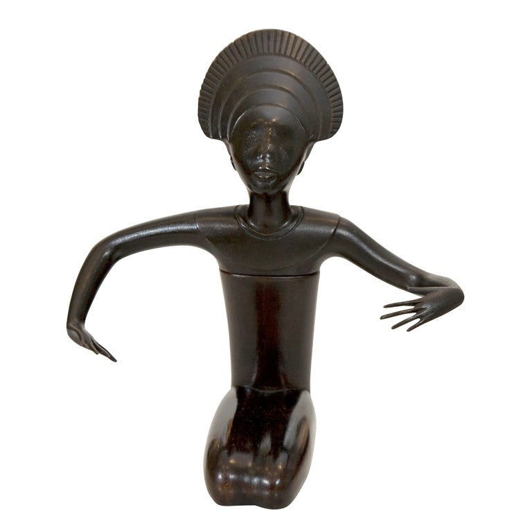"Balinese Dancer" Austrian Bronze by Haganauer