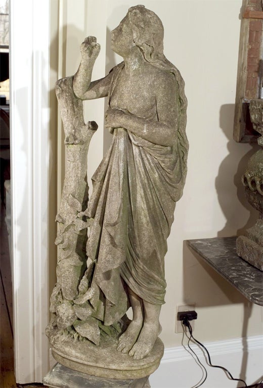 Fine Marble Statue of a Young Woman on Tiptoes