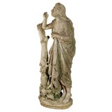 Fine Marble Statue of a Young Woman on Tiptoes