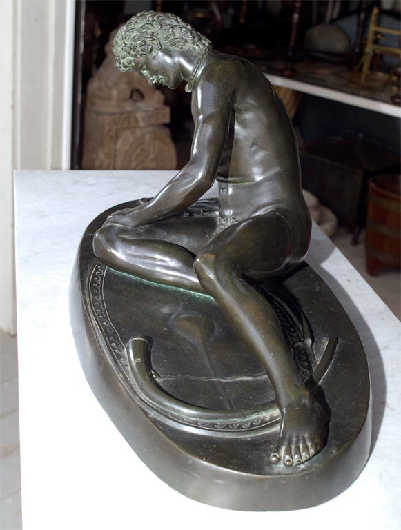 Bronze figure of the Dying Gaul 2