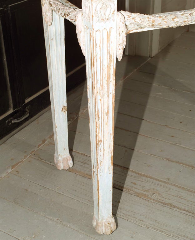 marble top console table